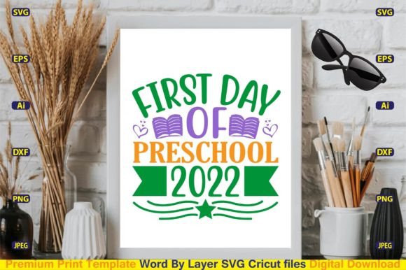 First Day of Preschool 2022: An Embroidery Review