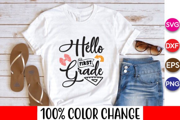 Hello First Grade Free SVG Design Review
