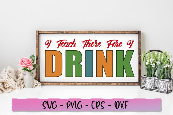 I Teach There Fore I Drink SVG: Embroidery Review