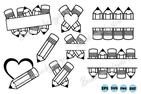 Pencil Outline SVG Bundle: An Embroidery Review